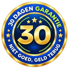 30 dagen garantie: niet goed, geld terug