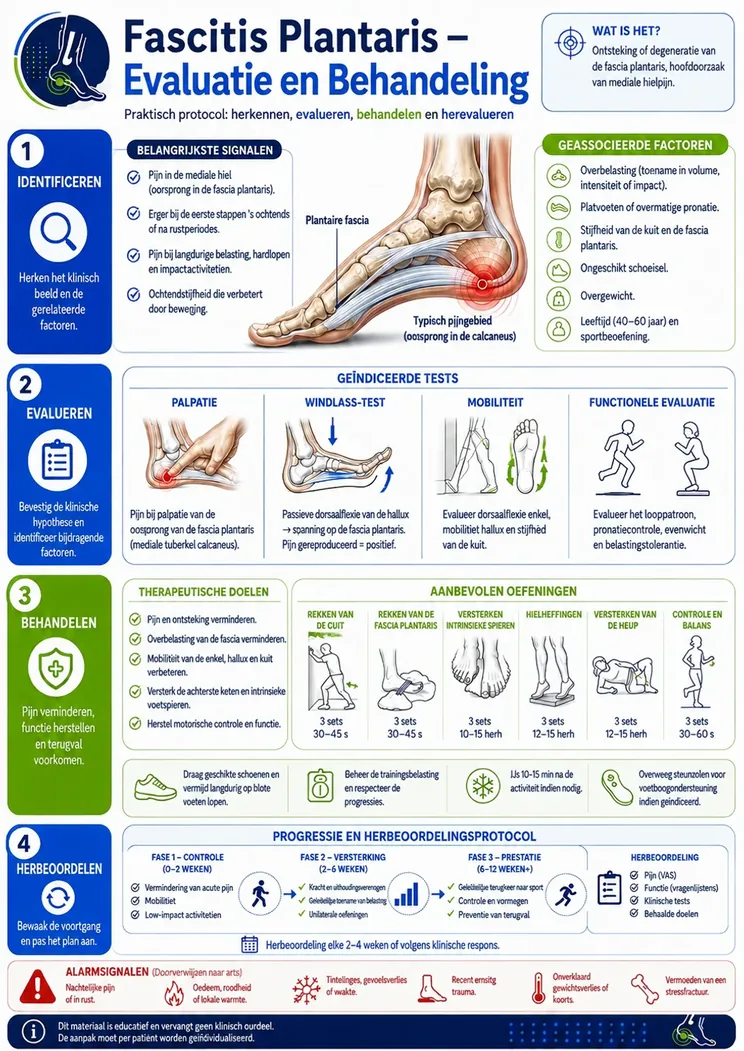 Fasciitis Plantaris — Evaluatie en Beleid